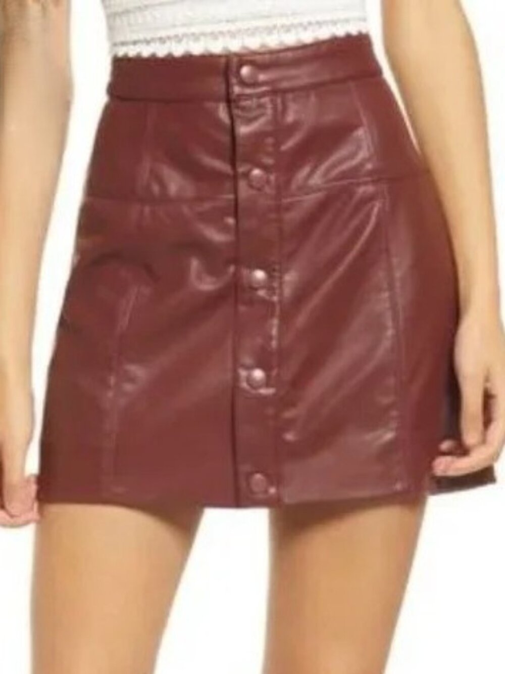 NWT Free People Maisie vegan skirt, size 4